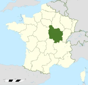 Carte Bourgogne